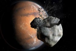 Mars Moon Impact